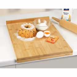 WENKO 53033100 planche à découper pour cuisine Rectangulaire Bambou Marron
