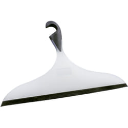 Wenko - Duschkabinenabzieher Loano xxl 34x21x2,5cm schwarz/weiß