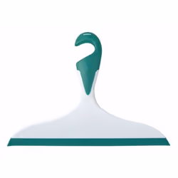 WENKO 22913100, Raclette de douche à une seule lame, Vert, Blanc, Plastique, Caoutchouc, 230 mm, 170 mm