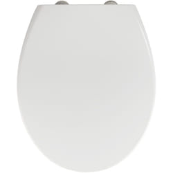 Wenko - Abattant wc 2 en 1 Delos avec réducteur enfant intégré, Frein de Chute, Installation facile, Duro Plast antibactérien et résistant, 37,5 x