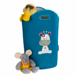 WENKO Kids Greta panier à linge 24 L Ovale Polyester, Polypropylène (PP) Essence