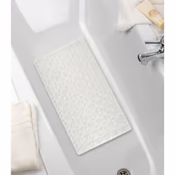 Des heures relaxantes et détendues dans la baignoire, voilà ce que vous garantit l'agréable tapis de baignoire Rocha de coule ...