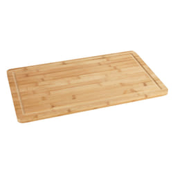 WENKO 53032100 planche à découper pour cuisine Rectangulaire Bambou Marron