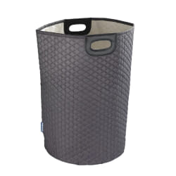 Wenko Wabo - Panier à linge scandinave gris