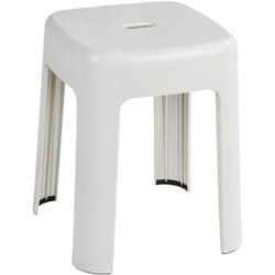 Tabouret Wenko Alaska blanc antidérapant 250 kg 37 x 45,5 x 37 cm tabouret de salle de bain design tabouret de douche siège de douche tabouret salle