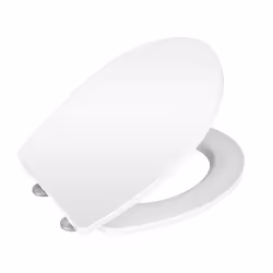WENKO 21743100 siège de toilette Abattant rigide Acrylique, Duroplast Blanc