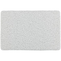 WENKO Tapis Salle de bain antidérapant, Tapis de bain intérieur et extérieur, Loop, Plastique, 40x60 cm, Blanc
