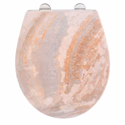 WENKO 25180100, Allongé, Abattant rigide, Multicolore, Duroplast, 380 mm, 445 mm