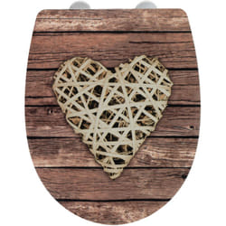 Wenko - Abattant Curly Heart surface avec relief