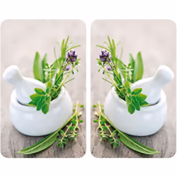 Description générale Ce set de 2 protège-plaques en verre trempé, au motif de jardin potager, apporte une touche de fraîcheur ...