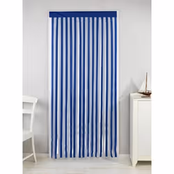 Rideau de porte bleu-blanc - WENKO - Rayures - Extérieur - Contemporain