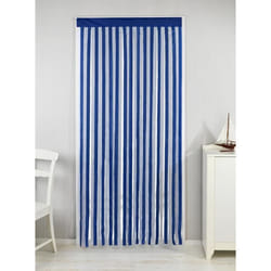 Rideau de porte bleu-blanc - WENKO - Rayures - Extérieur - Contemporain