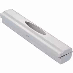 WENKO Distributeur film alimentaire distributeur papier aluminium Perfect Cutter Lame acier inox Plastique 38x52x67 cm gris
