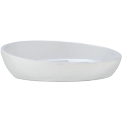 Wenko - Porte Savon céramique Badi, porte savon rond, Céramique, ø 11,5x3 cm, blanc mat