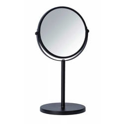 WENKO 24101100 miroir de maquillage Autonome Rond Noir