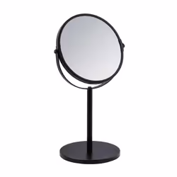 WENKO 24101100 miroir de maquillage Autonome Rond Noir
