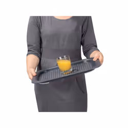 WENKO 53048100 plateau repas Plateau de service classique Rectangle Noir