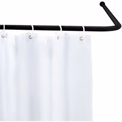 Description générale La barre de douche d'angle noire de 20 mm est une solution pratique et esthétique pour les salles de bai ...