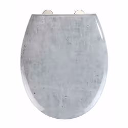 WENKO 23577100, Allongé, Abattant rigide, Multicolore, Termodurcissable, 37 cm, 44,5 cm
