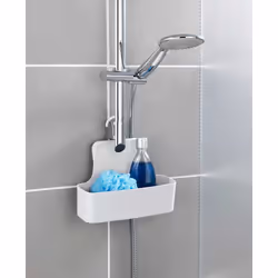 WENKO 23961100 étagère murale de salle de bain Polyuréthane, Polyvinyl chloride (PVC)