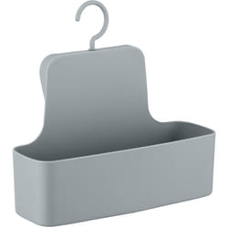 Panier de douche à suspendre Barcelona, Etagère de douche à suspendre, Plastique sans bpa, 26x24x9 cm, gris - Wenko