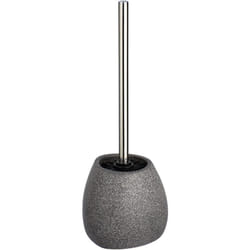 WENKO Porte Savon Céramique, Porte Savon Pion, Céramique, 12,5x2,5x9 cm, gris
