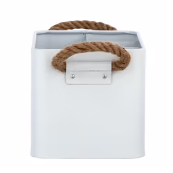 WENKO 23700100 Boîte de rangement Rectangulaire Acier Blanc