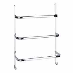 WENKO 24025100, Chrome, Acier, Salle de bains, 3 étagères, 545 mm, 215 mm