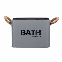 WENKO 23702100 Boîte de rangement Rectangulaire Acier Gris