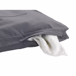 WENKO Canguro panier à linge 65 L Coton, Acier inoxydable Gris, Argent - Vue supplémentaire 4