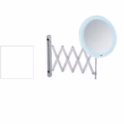WENKO Barona miroir mural Rond Argent