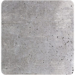 WENKO Tapis de douche Concrete, tapis de bain antidérapant à ventouses, plastique effet béton, 54x54 cm, gris