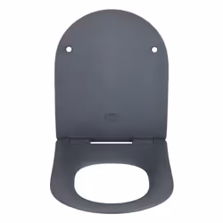 WENKO 23828100 siège de toilette Abattant souple Duroplast Gris