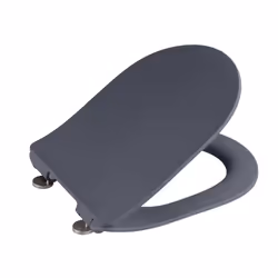 WENKO 23828100 siège de toilette Abattant souple Duroplast Gris