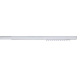 Wenko - Rail de douche extensible Era, Tringle pour rideau de douche télescopique avec 12 accroches rideau, fixation sans perçage, Aluminium
