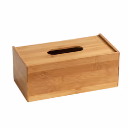 WENKO Boîte pour lingettes cosmétiques en bambou Terra