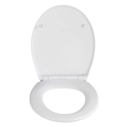 WENKO 24464100 siège de toilette Abattant rigide Duroplast Blanc