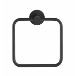 WENKO 24239100 porte-serviettes et anneau porte-serviettes Mural Noir