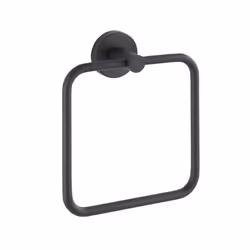 WENKO 24239100 porte-serviettes et anneau porte-serviettes Mural Noir