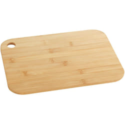 Planche à découper bambou m+ 2en1, Planche à découper bois bambou et plateau de service, reversible, Bambou, 33x25 cm, marron - Wenko
