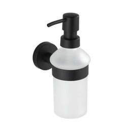 WENKO 24235100 Distributeur de savon 0,2 L Noir, Blanc