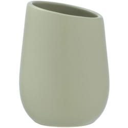 Porte brosse à dents Badi, gobelet en céramique à surface mate, gobelet salle de bain pour le rangement de brosses à dents et du dentifrice,