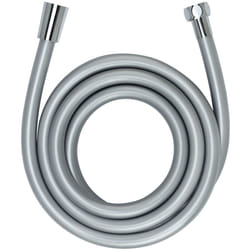 Wenko - Flexible de douche avec gainage protection anti-torsion Sans rainure, Pour baignoire ou douche, Raccord standard en laiton chromé, 175 cm,