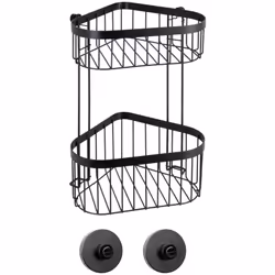 L'étagère d'angle salle de bain Classic Plus Black de WENKO est l'accessoire incontournable pour optimiser votre espace de ra ...