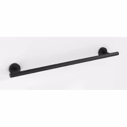 WENKO 24237100 porte-serviettes et anneau porte-serviettes Support de serviette Mural Noir