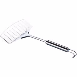 Spatule à barbecue idéale pour retourner les aliments. FICHE TECHNIQUE - Spatule en acier inoxydable. CARACTERISTIQUES TECHNI ...