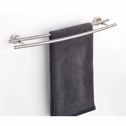 WENKO 24296100 porte-serviettes et anneau porte-serviettes Support de serviette Mural Argent