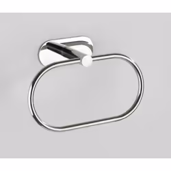 WENKO 24283100 porte-serviettes et anneau porte-serviettes Mural Argent