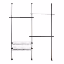WENKO 50631100, Porte-vêtements, 1640 mm, 1650 mm, 2,15 m, 3 m