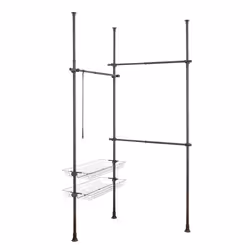 WENKO 50631100 Valet de nuit Porte-vêtements